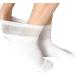 Women's Diabetic Ankle Quarter Socks - Extra Wide, Non-Binding Top, Moisture Wicking - 4 Pairs White - Ideal for Diabetes, Swollen Feet, Neuropathy - One Size - Buy Online on GoSupps.com