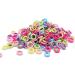 100 PCS Colored Baby Hair Bands | Soft Elastic Hair Ties for Toddler Girls | Ponytail Holders - Buy Online on GoSupps.com