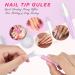 MORGLES 500 Pcs Clear Nail Tips Set with Glue and Tools - Acrylic Coffin Nail Extensions, Nail Clipper, Files, Cuticle Pusher - Fake Nails Kit - Buy Online on GoSupps.com
