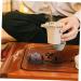 Miniature Lotus Figure Massager Rollerball | Homsfou Auto-Decor Hand Exercise Plate | Vintage B ro Decoration | 3.2x2.7cm Wooden Ornament - Buy Online on GoSupps.com