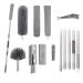 Yissone Telescopic Cleaning Tool Window Washing Kit with Extension Pole for Indoor/Outdoor Window