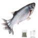 Potaroma Floppy Fish Cat Toy with SilverVine and Catnip, 2021 Upgraded, Dancing Fish for Small Dogs, Realistic Cat Kicker, Interactive Wiggle Fish 11" Carp