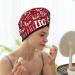 Funny Christmas Hair Towel Wrap | Quick Drying Turban with Button - Perfect Gift - Buy Online on GoSupps.com