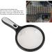 Magnifying Glass Professional Large Viewing Area Evenly Lit Handheld Magnifying Glass 4 LED Lights Small Gift - Buy Online on GoSupps.com