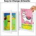 Durpar A4 Picture Frame for Kids' Drawings | 2-Piece Front Opening Art Frame - Holds 150 Pictures - Buy Online on GoSupps.com
