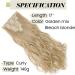 S-noilite 17 Curly Golden Mix Bleach Blonde Clip In Hair Extensions - 8pcs Full Head Set - 60 Color Options - Buy Online on GoSupps.com