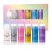 Glitter Flake Body Gel - Creamy Glitter Makeup for Skin | Glitter Gel for Body and Face | Body Glitter | 6 Colors High Gloss Stick | Sweat-Resistant Body Shimmer