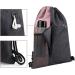Shop Livacasa Gym Bag Stylish Pink Sports Backpack with Zippered Interior Pocket | Ideal for Men & Women | Adjustable Tunnel Pull Gym Bag - Buy Online on GoSupps.com