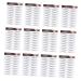 Balacoo 12 Sheets Waterproof Eyebrow Stickers Black Stickers Fake Eyebrows Imitation Eyebrow Sticker Man