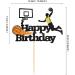 Basketball Cake Attachment - Happy Birthday Shield & Player Decorations for Sports-Themed Parties - Buy Online on GoSupps.com