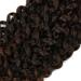 Lady Miranda Afro Kinky Curly Braiding Hair Extensions 10 Inch 3X Braid Synthetic Hair- Black&Brown 1B/30 - Buy Online on GoSupps.com