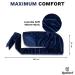 Roman-T Premium Velvet Durag for 360 Waves, Curls & Dreadlocks - Navy - Buy Online on GoSupps.com
