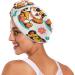 Buy Cute Cartoon Tigers Hair Towels 2 Pack | Super Absorbent Quick Dry Hair Turbans for Women & Girls - Buy Online on GoSupps.com