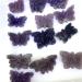 Home Decor Naturaly Amethyst Quartz Butterfly Shape Quartz Specimen Quality Fengshui Natural Crystals Gifts Natural Crystal Raw Stones and Minerals Stone Mineral Specimen - Buy Online on GoSupps.com