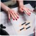 Outanaya 50pcs Nail Sponge Eye Shadow Brushes Manicure Art Brush Manicure for Nails Make up Kit Plastic Abs - Buy Online on GoSupps.com