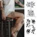 Sexy Flower Temporary Tattoo for Women - Waterproof and Realistic Design, Great Christmas Gift - Buy Online on GoSupps.com