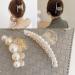3PCS Pearl Hair Claw Clips Large Pearl Hair Clips for Thick Hair or Fine Hair Non-Slip Hair Clips Hair Accessories for Women and Girls - Buy Online on GoSupps.com