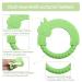 McGmitt BPA-Free Baby Teething Rings - 2 Set Silicone Animal Teething Toys for Infants - Dental Aid for 3+ Months - Cat & Moose Design - Buy Online on GoSupps.com