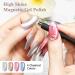 MIZHSE Moonlight Cat Eye Gel Polish 10ml - Magnetic Shimmer Crystal Gel Silver Blue Aurora Manicure Set for DIY Nail Art - Best for Home Salon - Buy Online on GoSupps.com