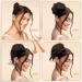 FnyPretty 5PCS Messy Bun Hair Pieces for Women | Tousled Updo Hair Extensions in 6A Dark Brown - 7.5 Inch - Buy Online on GoSupps.com