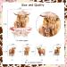 Highland Cow Birthday Party Decorations Girl 25pcs Highland Cow Cake Toppers Highland Cattle Birthday Cake Decorations for Boho Retro Floral Highland Cow Holy Cow Farm Animal Birthday Decorations - Buy Online on GoSupps.com