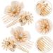 Didiseaon 1 Pair wedding hair accessories wedding grace hair comb headgear rhinestones hair combs for wedding hair combs for women accessories fine hair rhinestone hair comb hair Hair up - Buy Online on GoSupps.com