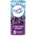 Crystal Light Sugar-Free Concord Grape Low Calories Powdered Drink Mix 6 Count Pitcher Packets 6 Count (Pack of 1)