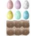 Greenbrier Colorful Speckled Easter Egg 6 Pack Cartons Decor Clear Cello Wrapped - Buy Online on GoSupps.com