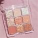 Nihexo Matte & Shimmer Eyeshadow Palette - 9 High Pigmented Colors Long Lasting Creamy Texture Eye Shadow for Vibrant Makeup - Buy Online on GoSupps.com