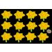 12 x Edible 3D Yellow Daffodils 20 colours toppers decorations cake (Yellow) - Buy Online on GoSupps.com