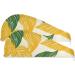 Eco-Friendly Green Yellow Leaf Hair Towel 2 Pack | Super Absorbent Quick Dry Hair Turbans for Women & Girls - Buy Online on GoSupps.com
