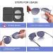 OKH 2-Pack Stick-On Reusable Adhesive Bifocal Lenses for Sunglasses - Clear 1.75X for Enhanced Vision - Buy Online on GoSupps.com