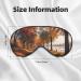 Soft Autumn River Park Eye Mask - Adjustable Breathable Light Blocking Double-Sided for Ultimate Sleep Comfort - International Shipping Available - Buy Online on GoSupps.com