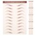 VALICLUD 6feuilles Sourcils Autocollant Transferts Temporaires Imperm ables Et Repositionnables Pour Maquillage Pour v nements