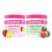Belli Welli Daily Fiber Supplement Bundle - Strawberry Lemonade & Watermelon - Collagen Probiotics & Electrolytes for Balanced Wellness - Refreshing Flavors 32 Servings Total
