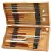 Amatolo 19pcs Ear Pick Cleaning Set & Ear Wax Removal Kit in Wooden Box - Buy Online on GoSupps.com