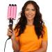 Trademark Beauty Babe Waves 3 Barrel Curling Iron Hair Waver 1 Inch Quick Heat Adjustable Temperature Hair Curler Perfect Beach Waver Hair Styling Tools 25mm Standard Ceramic Wand Pink 3 Barrel (1 Inch) - Buy Online on GoSupps.com
