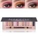 BKPPLZP Pearl 12 Colors Makeup Naked Eyeshadow Palette Nude Matte Shimmer Eyeshadow Palette Natural Glitter Pigment Eye Shadow Pallete Set Long Lasting & Waterproof Smokey Eye Professional Beauty Makeup Kit Set B