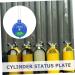 Healeved Signage Oxygen Cylinder Status Tag Cylinder Status Board Oxygen Cylinder Status Plate Oxygen Tank - Buy Online on GoSupps.com