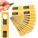 120 pieces nail stencils modeling stencil self-adhesive for gel nails & nail extension Golden stencils