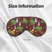 Frogs & Mushrooms Sleep Mask | Adjustable Double-Sided Soft Eye Covers for Perfect Shading & Reduced Eye Edema - Ideal for Sleep - Buy Online on GoSupps.com