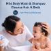 CeraVe Baby Wash & Shampoo | 2-in-1 Tear-Free Cleanse for Baby's Skin & Hair | Gentle Baby Soap with Vitamin E | 16 oz - Buy Online on GoSupps.com