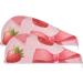 Bow Tie Strawberry Hair Towel 2 Pack | Super Absorbent Quick Dry Hair Turbans for Women & Girls - Buy Online on GoSupps.com