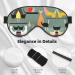 Mid-Century Modern Art Cats Sleep Eye Mask | Breathable Travel Eye Patch for Women | Relaxation & Comfort - Buy Online on GoSupps.com