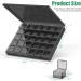 DOHIMGIO 30-Pack Stackable Plastic Organizer Containers with Lids- Beads, Glitter, Slime, Paint & Seed Storage - Black - Buy Online on GoSupps.com