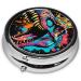 Buy Crown Dinosaur Head Portable Metal Pill Box | Mini 3-Compartment Design for Small Pills | Ideal Travel Accessory | International Shipping Available - Buy Online on GoSupps.com
