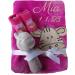 Wuff-Dogsworld Personalized Baby Blanket | Custom Name Embroidery & Gift Set - Baby Rattle or Socks for Baptism & Birth (Boy/Girl) - Buy Online on GoSupps.com