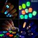 Allenbelle Glow in the Dark UV Nail Polish Set - 6 Colors Gel Nail Polish Gift Set Shellac UV Gel Nail Art Soak Off LED Gel - Perfect for Creative Nail Designs - Buy Online on GoSupps.com