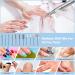 Portable Professional Nail Drill - 35000 RPM Electric Nail Filer for Acrylic & Gel Nails - Rechargeable E File for Manicure & Pedicure - White - Buy Online on GoSupps.com