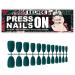 False Nails | 12 Sizes Matte Medium Fake Nails for Women | Salon Like Fake Nails Medium French Nail Tips for Woman Manicure French Girl D Matte Green - Buy Online on GoSupps.com